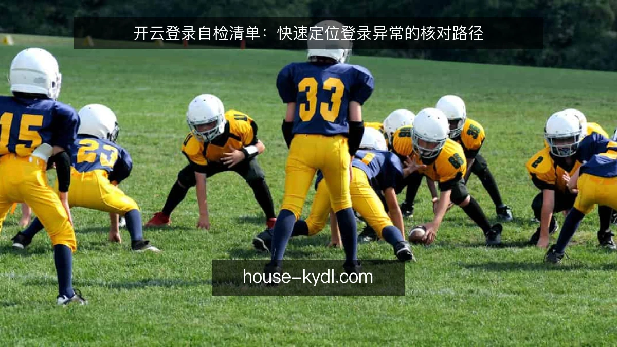 开云登录自检清单：快速定位登录异常的核对路径